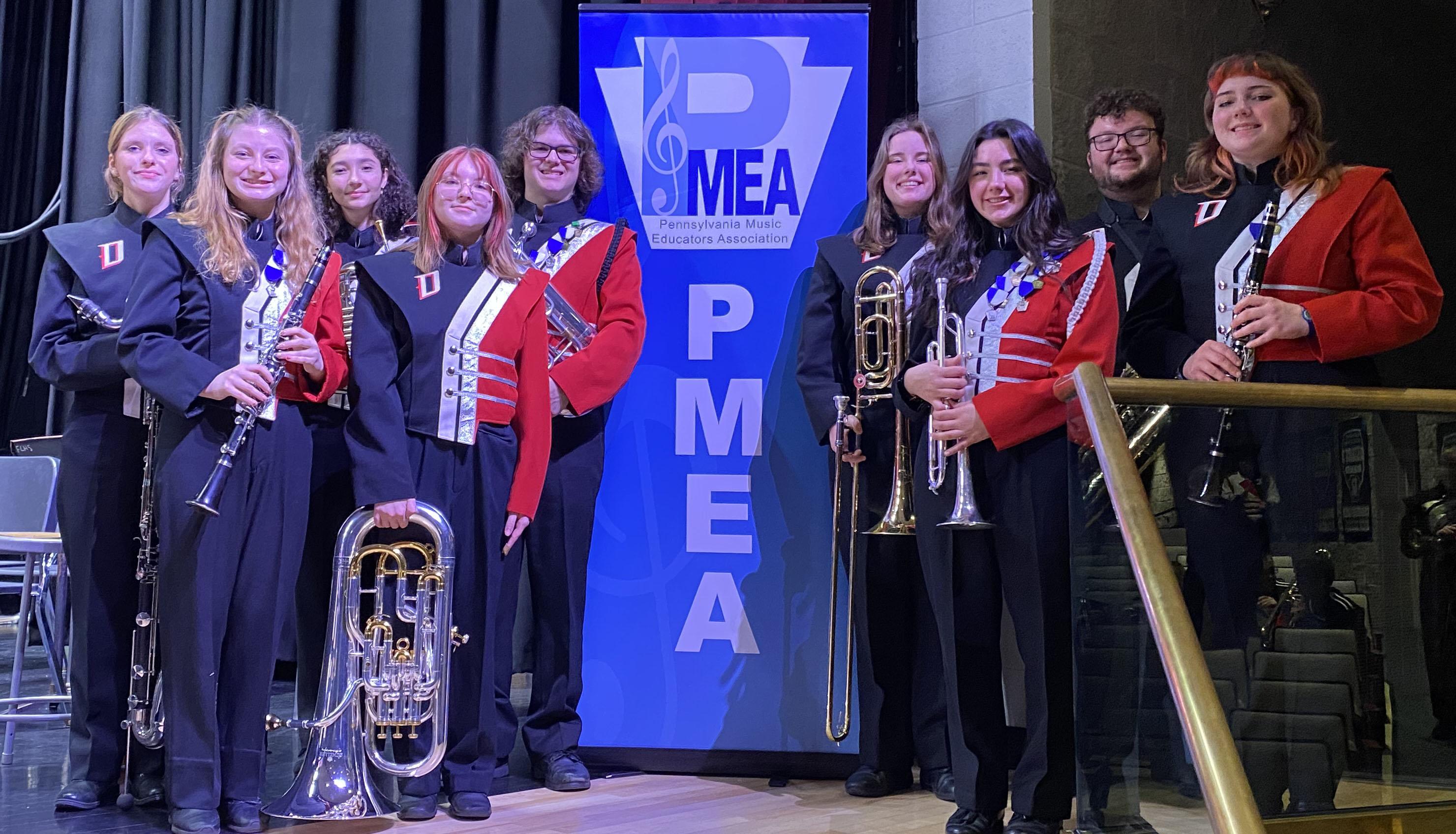 DAHS Students at PMEA District 3 Band
